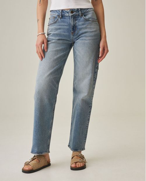 Jean Straight Fit para Mujer