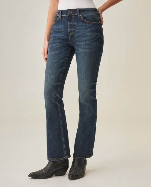 Jean Semiflare para Mujer