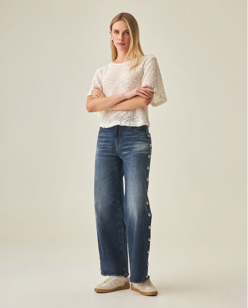 Jean Wide Leg para Mujer