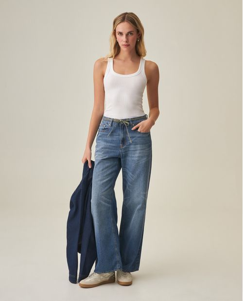 Jean Wide Leg para Mujer
