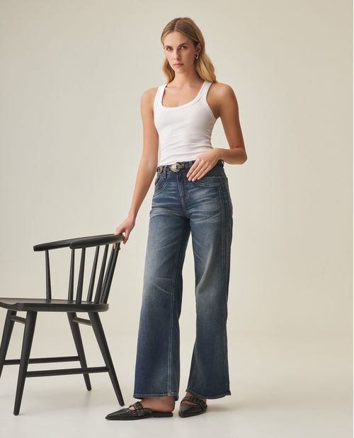 Jean Heritage Wide Leg para Mujer