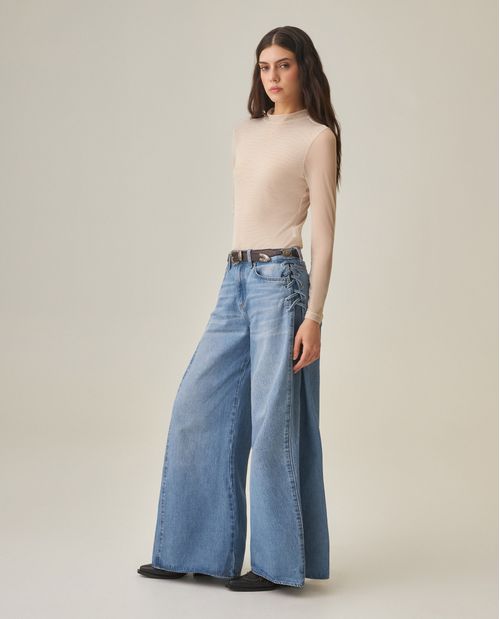 Jean Wide Leg para Mujer