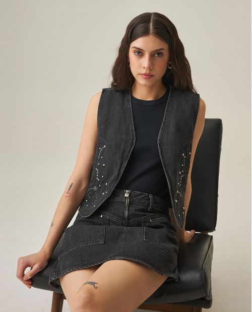 Chaleco Denim para Mujer