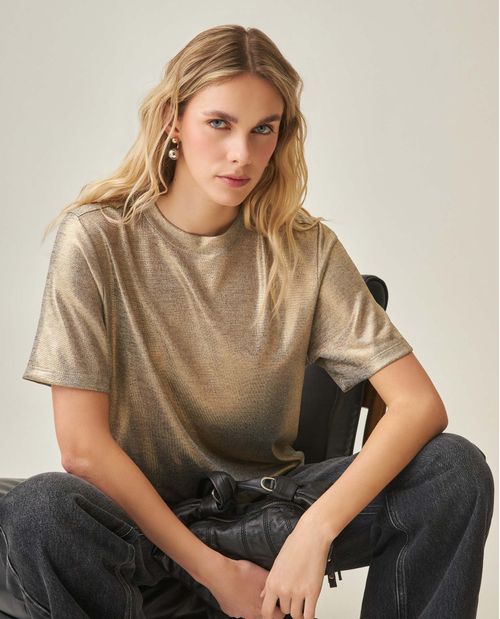 Camiseta Foil para Mujer