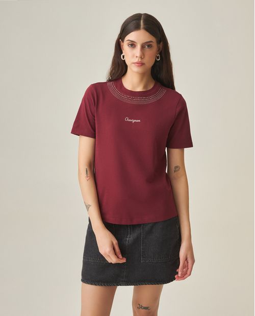 Camiseta con Apliques para Mujer