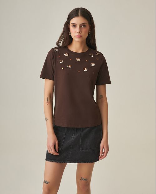 Camiseta Lentejuelas para Mujer