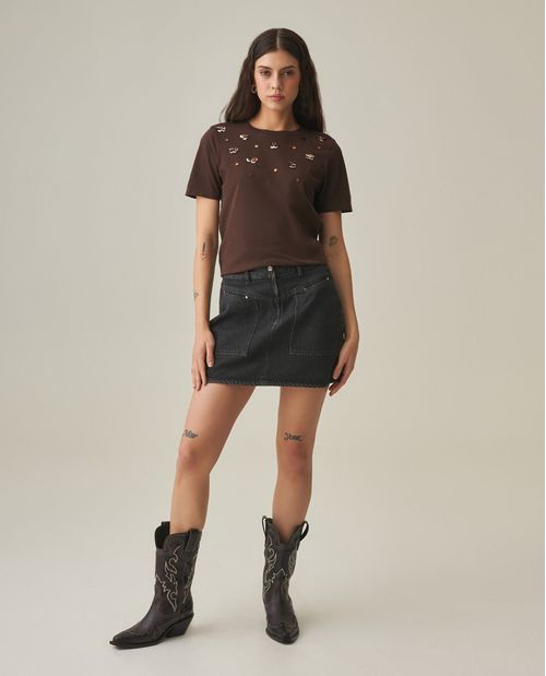 Camiseta Lentejuelas para Mujer
