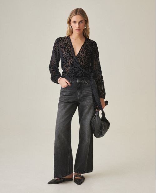 Blusa Cruzada para Mujer