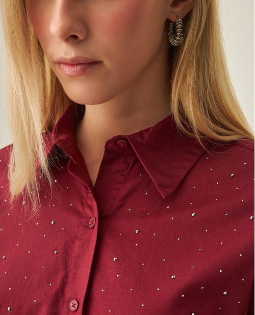 Camisa Straight Fit para Mujer