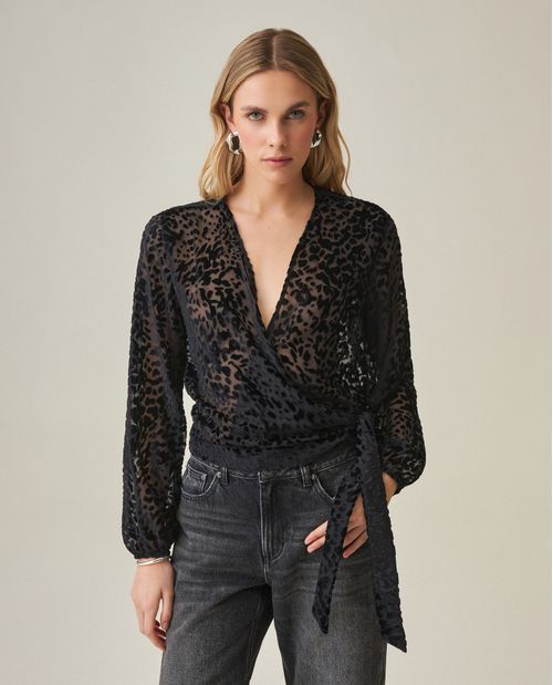 Blusa Cruzada para Mujer