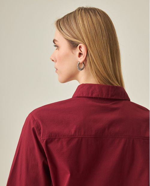 Camisa Straight Fit para Mujer