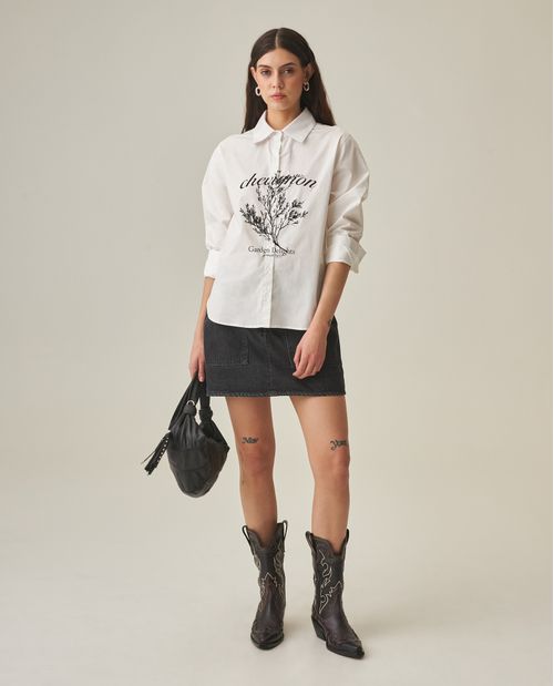 Camisa Straight Fit para Mujer