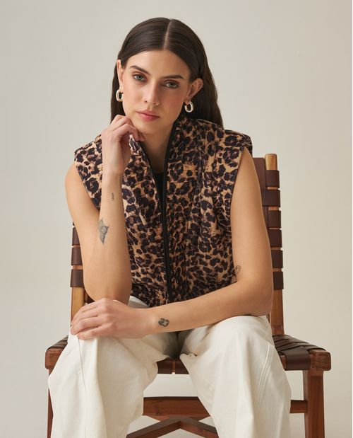Chaleco Estampado para Mujer