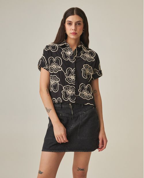 Camisa Bordada para Mujer