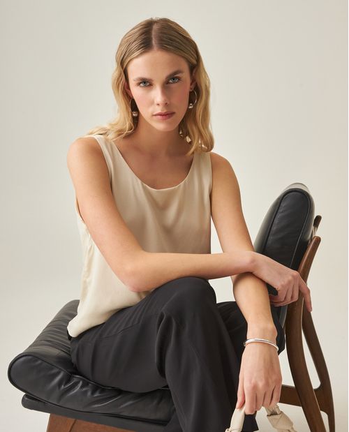 Blusa Straight Fit para Mujer
