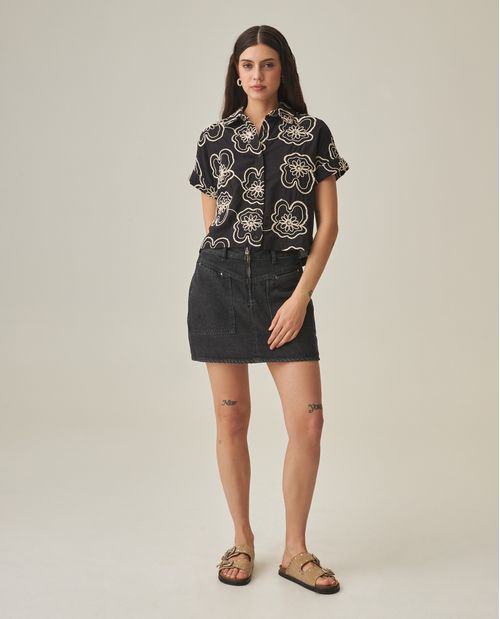 Camisa Bordada para Mujer