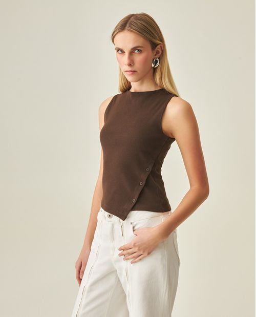 Top Texturizado para Mujer