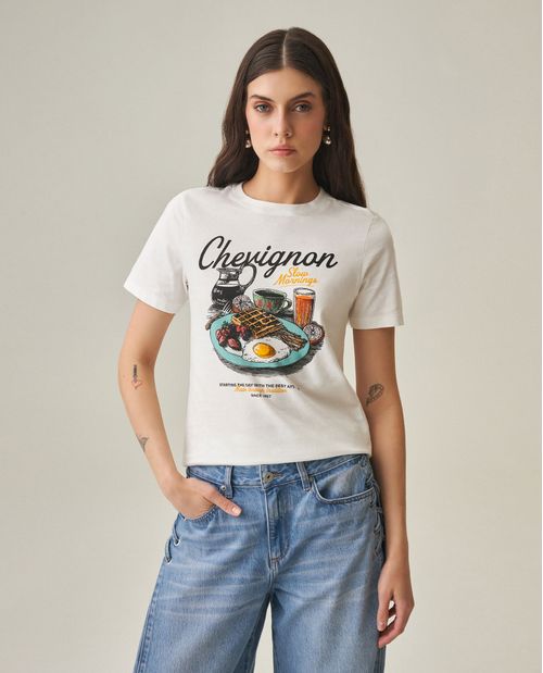 Camiseta Estampada para Mujer
