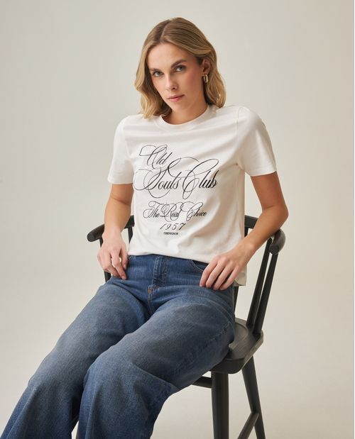 Camiseta Gráfica para Mujer