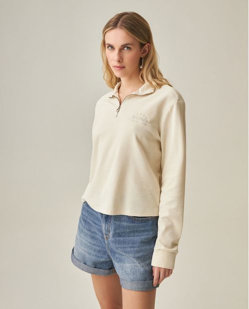 Polo Manga Larga para Mujer