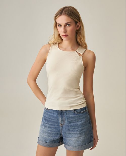Top con Textura para Mujer