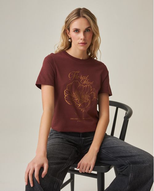 Camiseta Gráfica para Mujer
