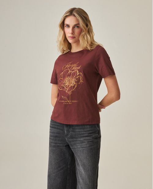 Camiseta Gráfica para Mujer