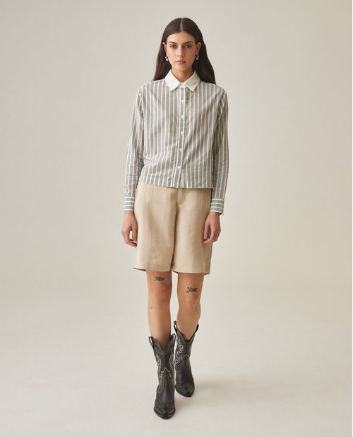 Camisa de Rayas para Mujer