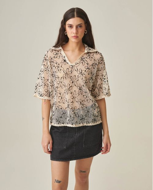 Blusa Bordada para Mujer