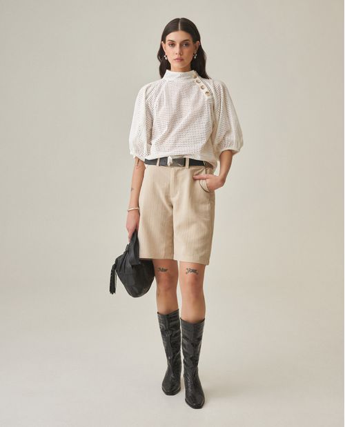 Blusa Texturizada para Mujer