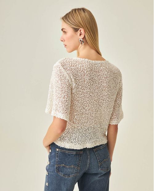Blusa con Lentejuelas para Mujer