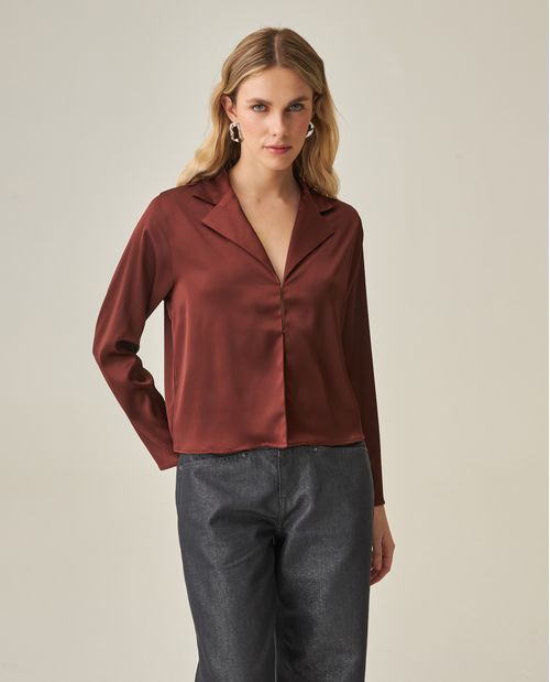 Blusa Relaxed Fit para Mujer