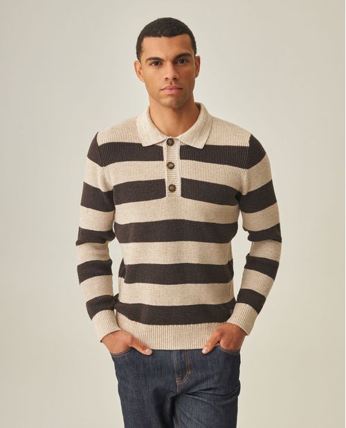 Suéter de Rayas para Hombre
