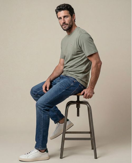 Jean de Hombre Straigh fit Medio