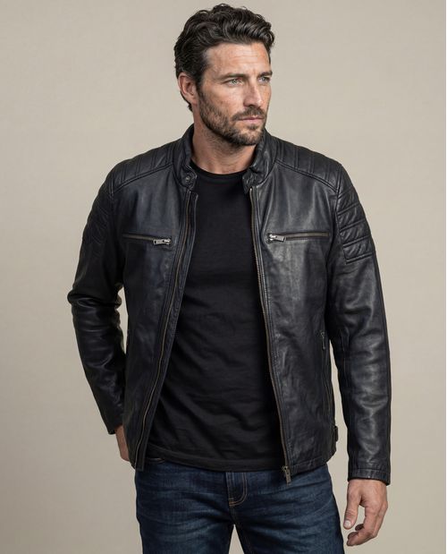 Chaqueta de Cuero para Hombre