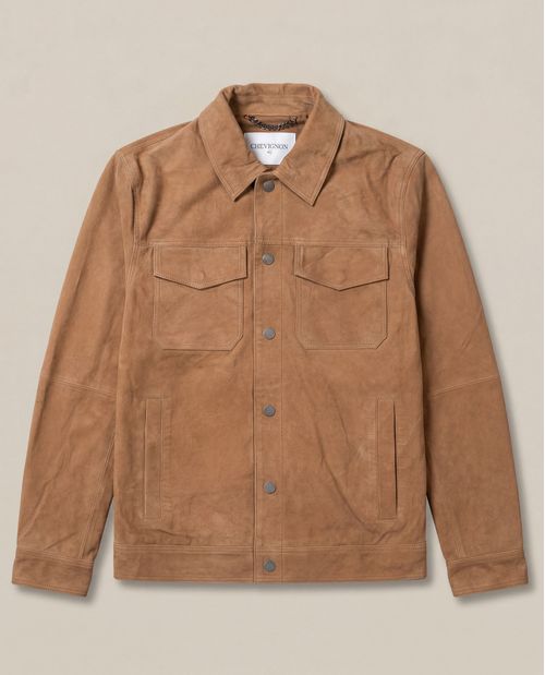Chaqueta Trucker de Cuero para Hombre