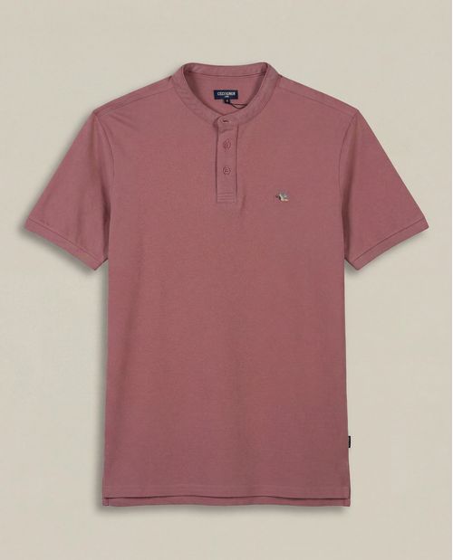 Camiseta Polo Slim Fit Cuello Nerú para Hombre