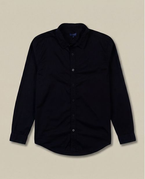Camisa Slim Fit Manga Larga en Algodón para Hombre