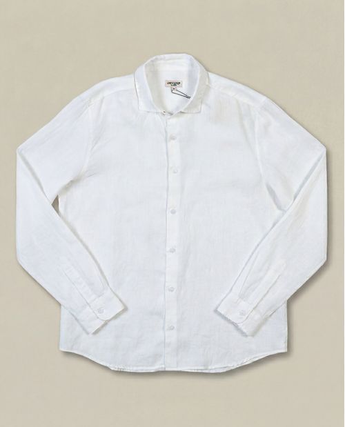 Camisa de Hombre Rodeo Manga Larga Relaxed Fit sin Bolsillos en Lino