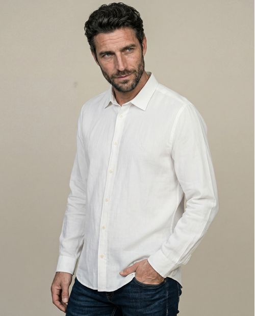 Camisa en Rayón y Lino