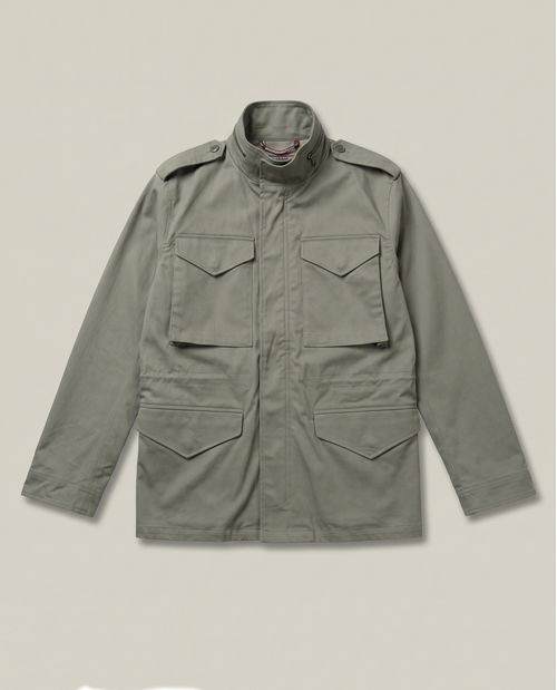 Chaqueta de Hombre, Tipo Parka Militar - Algodón + Elastano