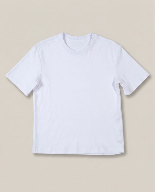 Camiseta Básica con Bordado