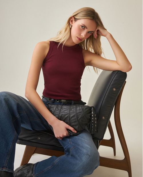 Camiseta Bordada para Mujer