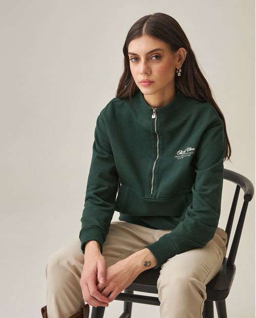 Buzo Media Perilla para Mujer