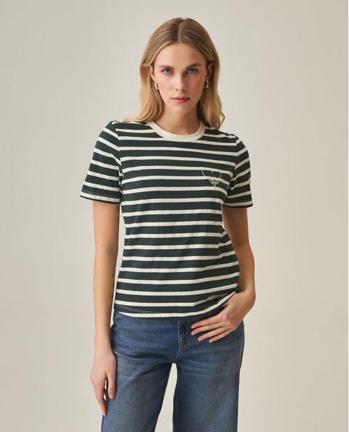 Camiseta de Rayas para Mujer