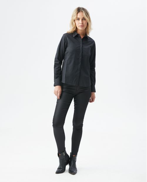 Camisa de Mujer, Silueta Recta - Diseño Básico