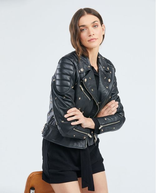 Chaqueta de Cuero de Mujer