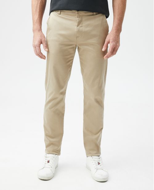 Pantalón Chino Tiro Medio para Hombre