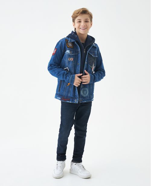 Chaqueta Trucker Básica para Niño