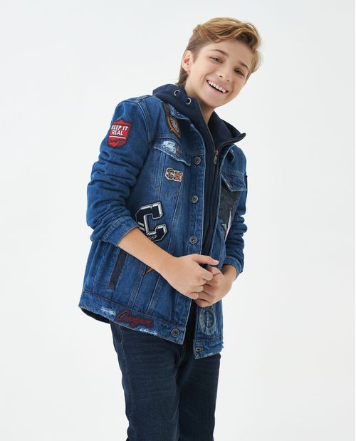 Chaqueta Trucker Básica para Niño